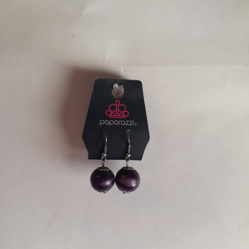 Paparazzi Purple Stud Earrings Modern Minimalist